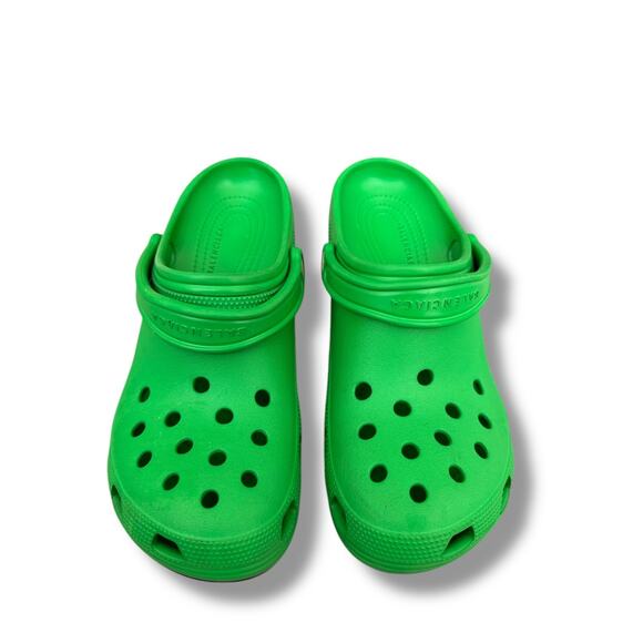 Balenciaga Rubber Crocs Madame in Grass Green sz 41 - Picture 2 of 7